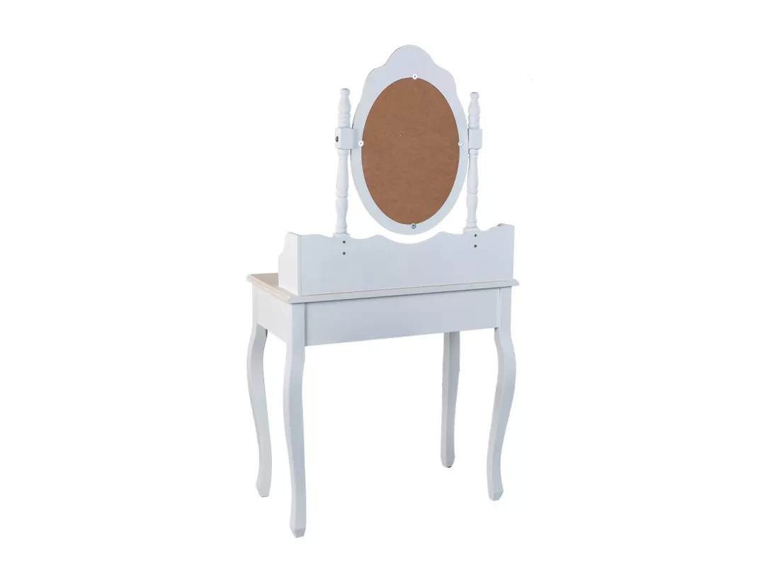 Coiffeuse en bois blanc