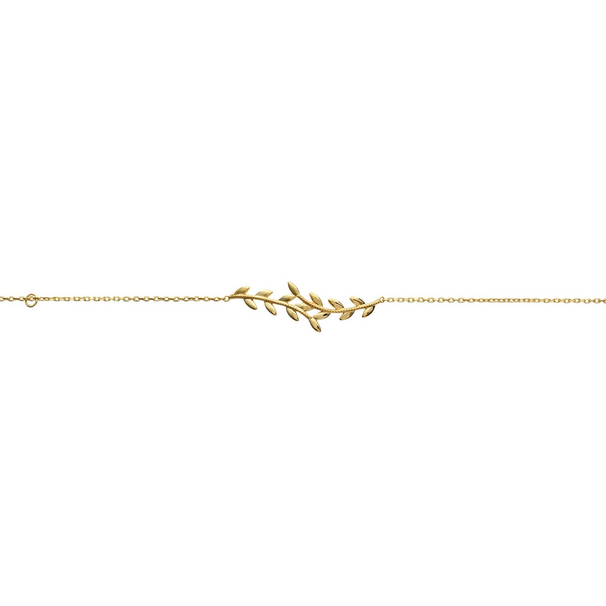 Bracelet Brillaxis Feuillage croisé