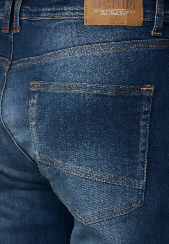 Regular Fit Jeans - deep indigo wash