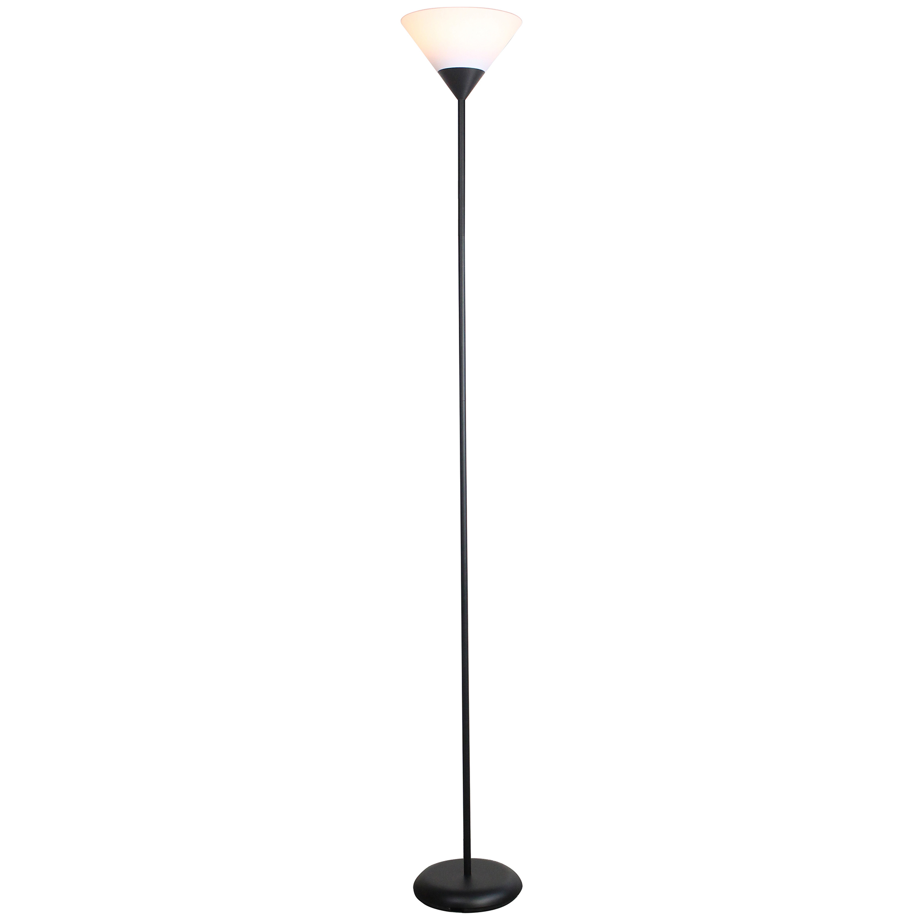 Deckenfluter - schwarz-weiß - 178 cm