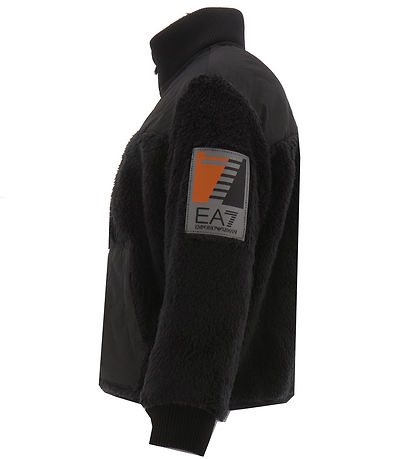 EA7 Fleeceshirt - Schwarz