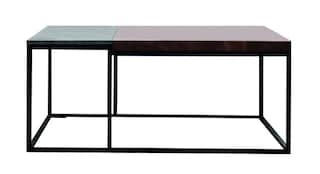 ROLF BENZ Couchtisch 985 Nussbaum /Naturstein