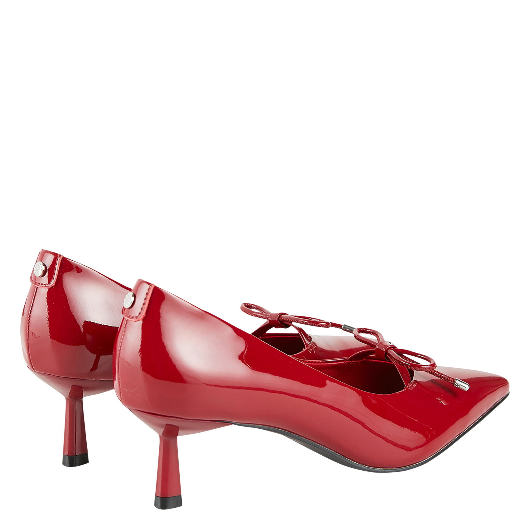 CAPUCINE - Escarpins en cuir vernis | Rouge