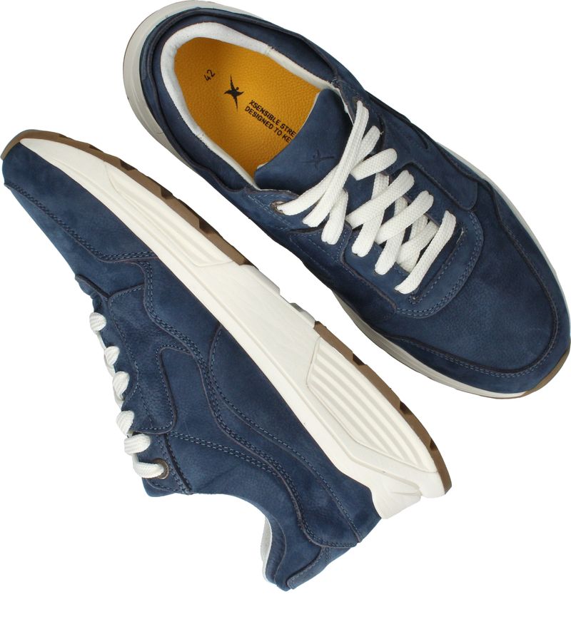 Xsensible Golden Gate Stretchwalker Sneakers Blauw Heren