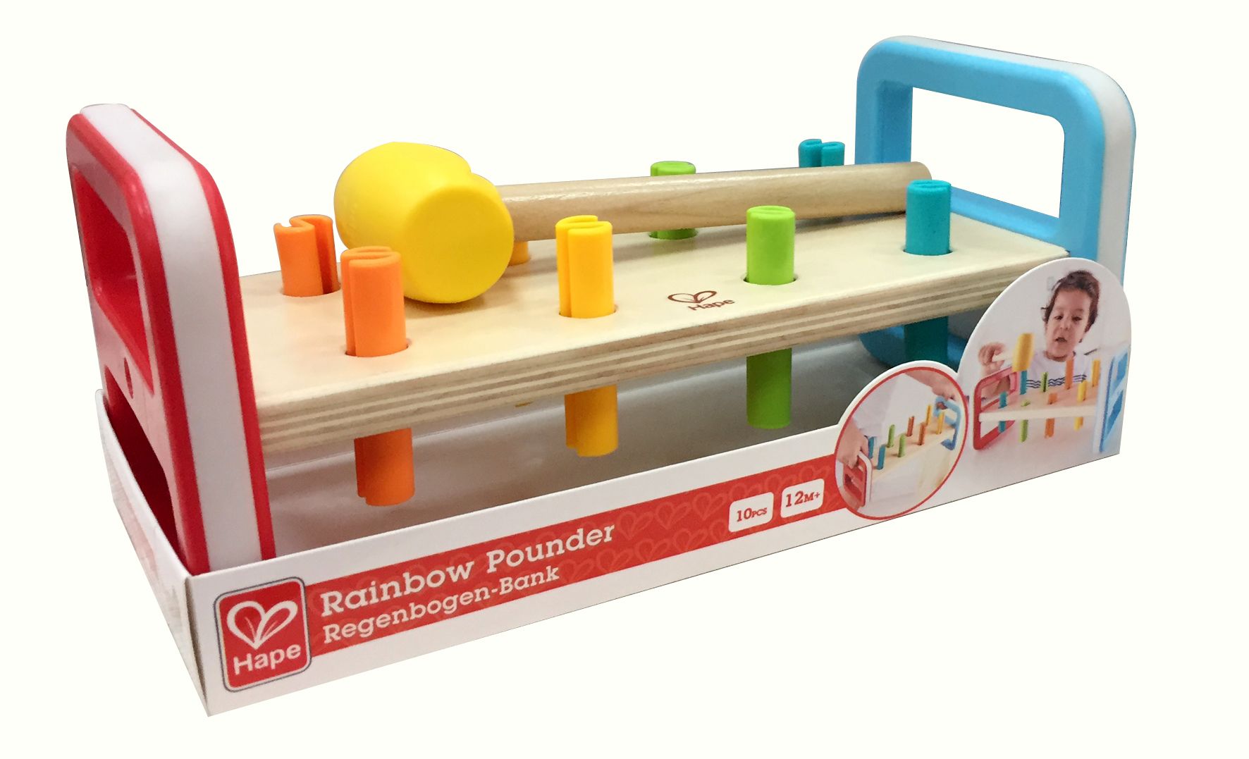 Hape Regenbogen-Klopfbank