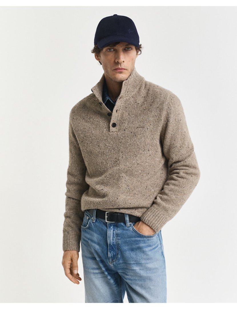 Beige Knit Pullover