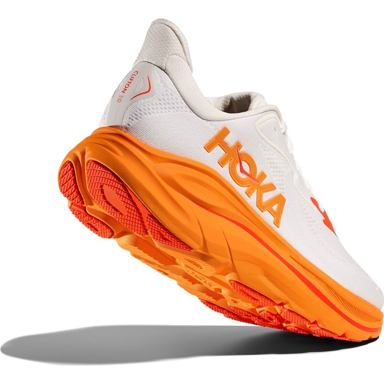 Hoka W Bondi 9 Wide Frost/Orange Zest