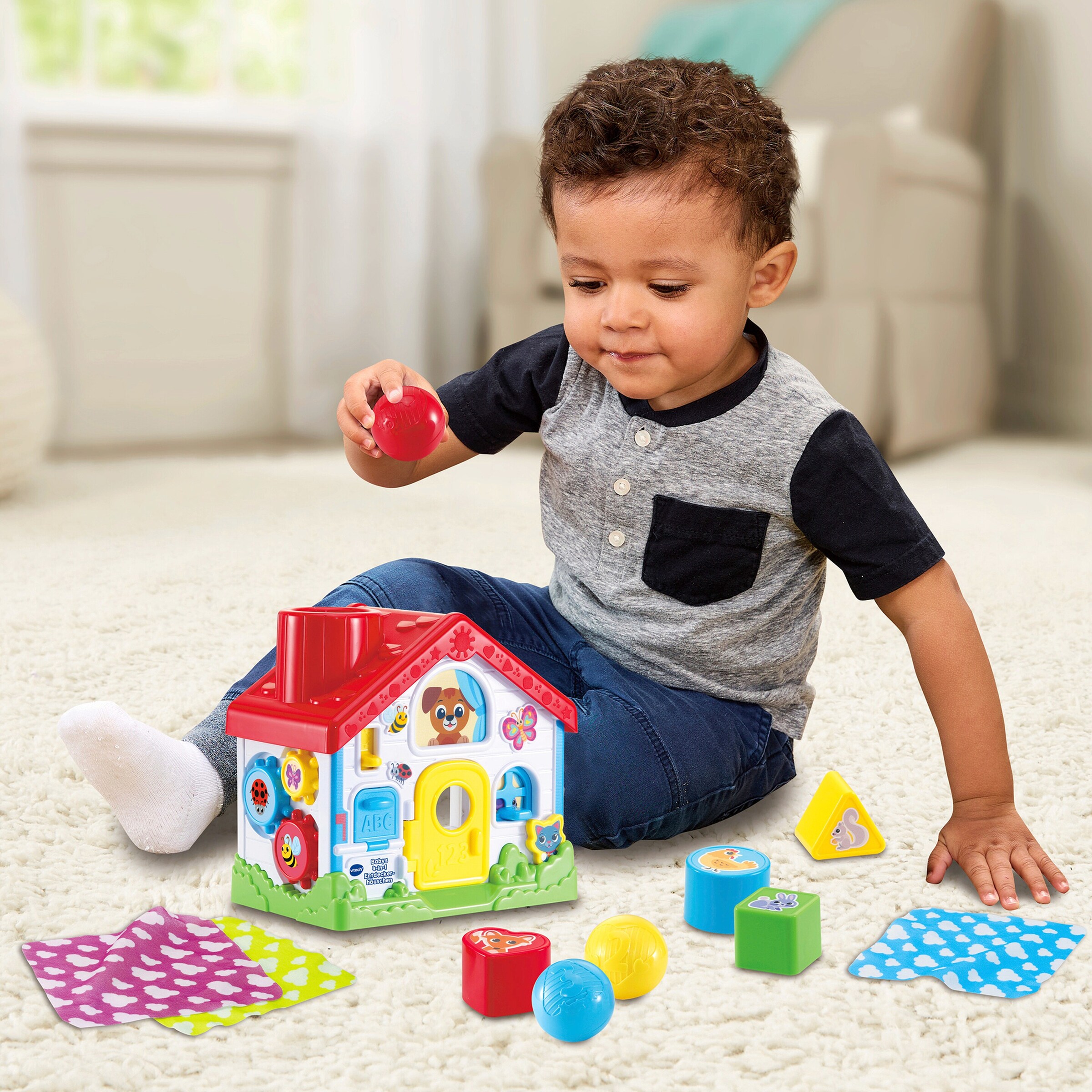 Vtech - VTech Baby Babys Entdeckerhäuschen 4in1