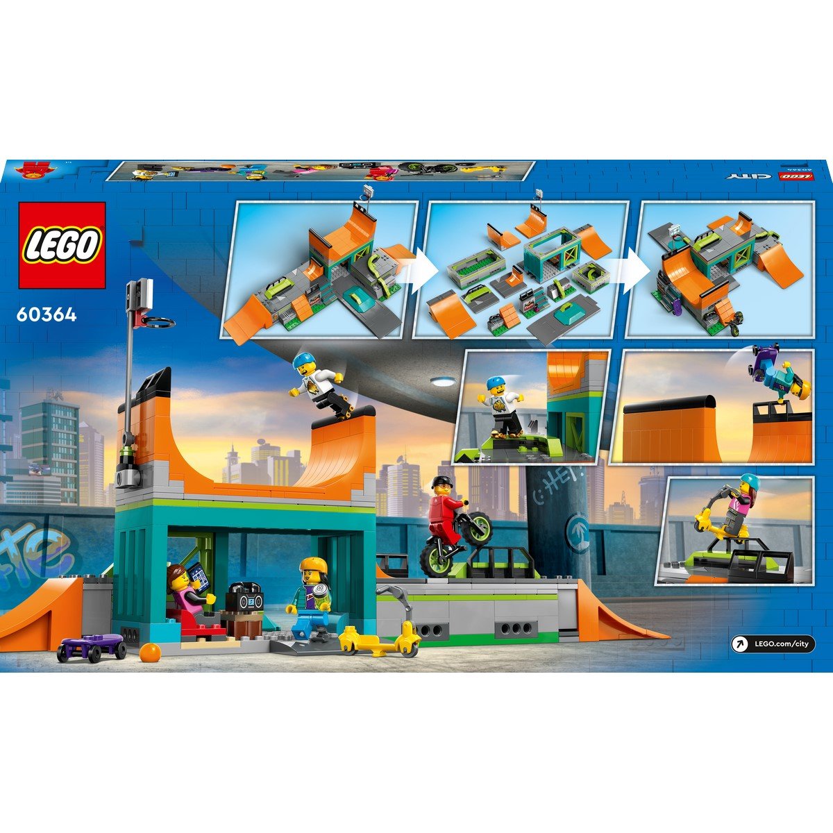 Skatepark urbain Lego City 60364