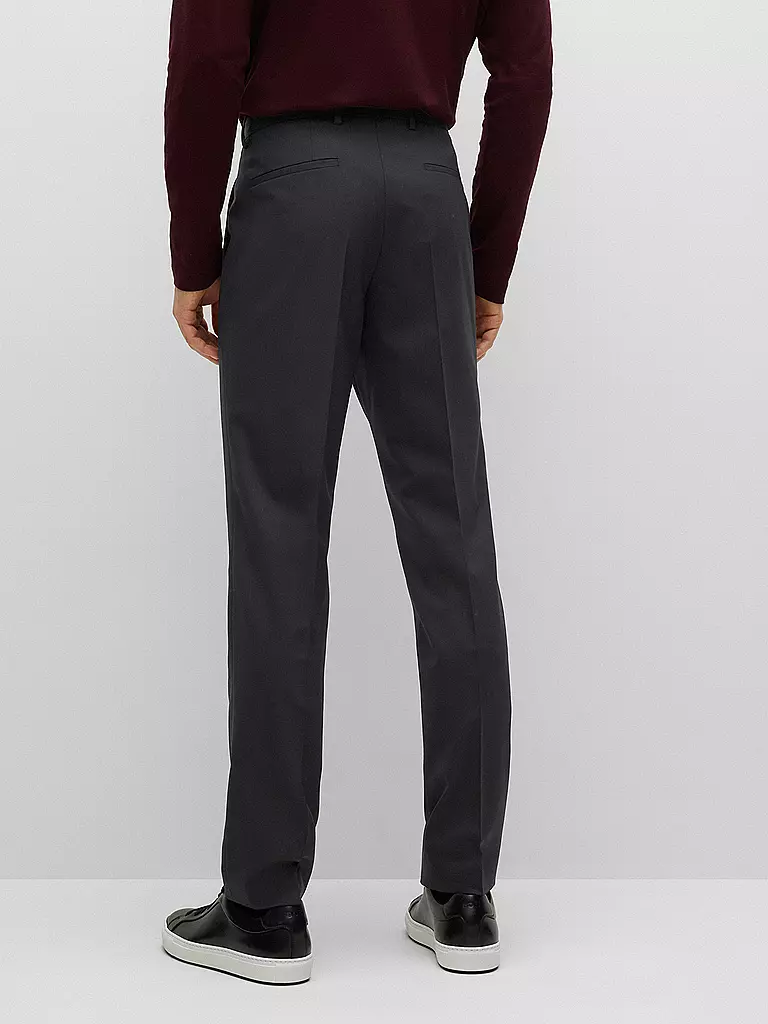 BOSS Anzughose Slim Fit GENUIUS schwarz