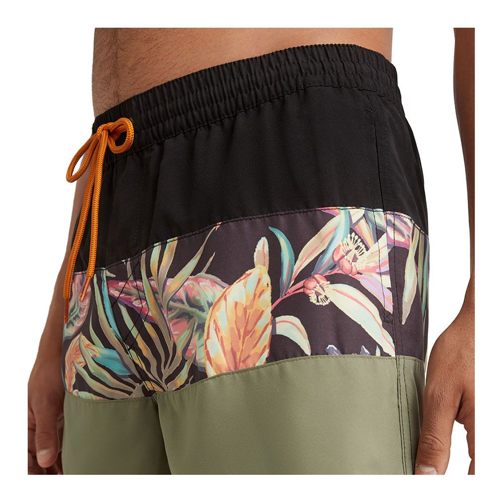 O'Neill CALI BLOCK 15'' - Short de bain Homme black tropical flower