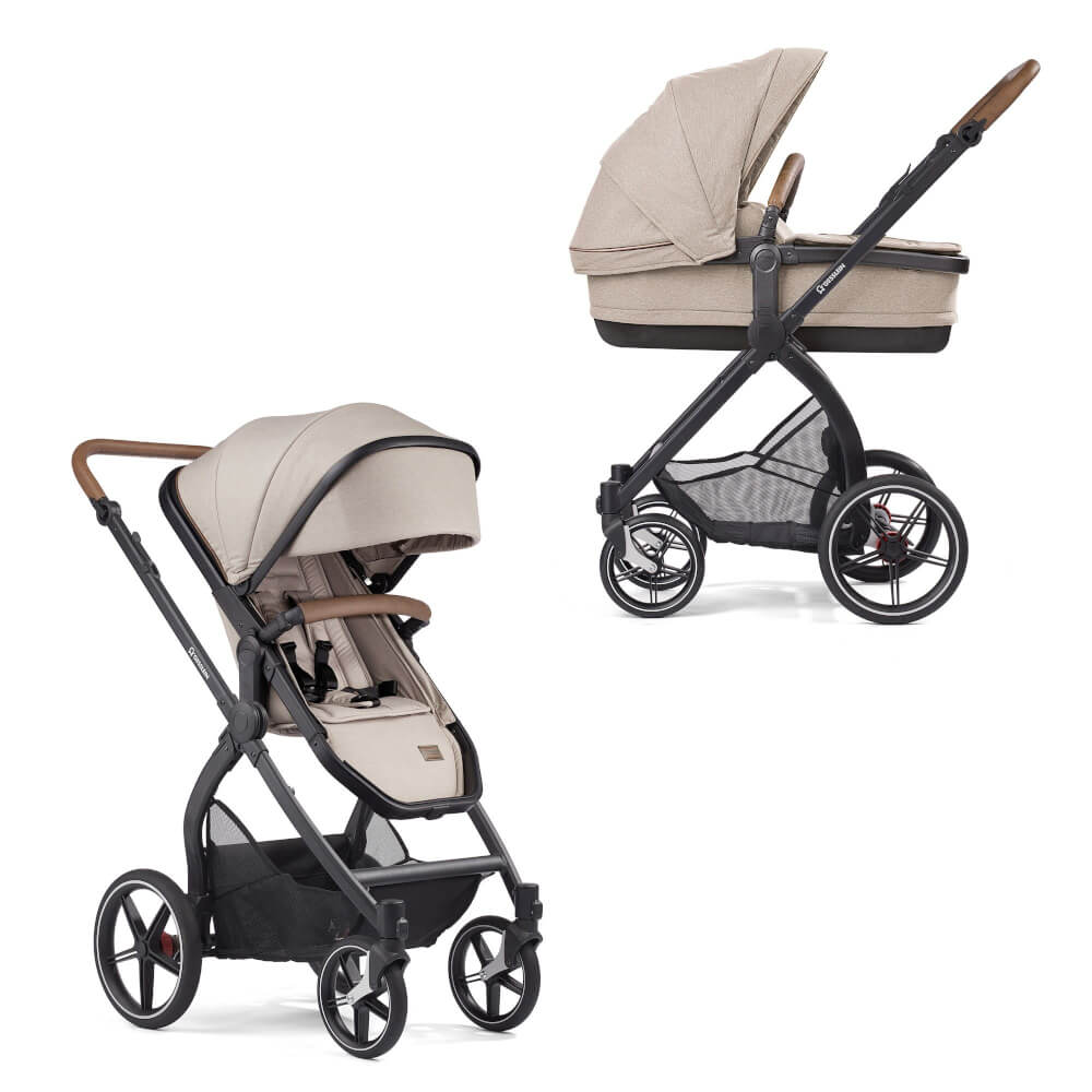 Kombi-Kinderwagen FX4 Soft  Set Life Relax schwarz/tabak 987987