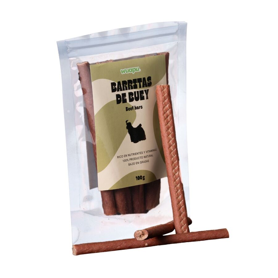 Barras de carne bovina WUAPU SNACK 100g