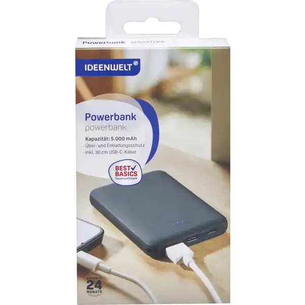 Powerbank mit 5.000 mAh