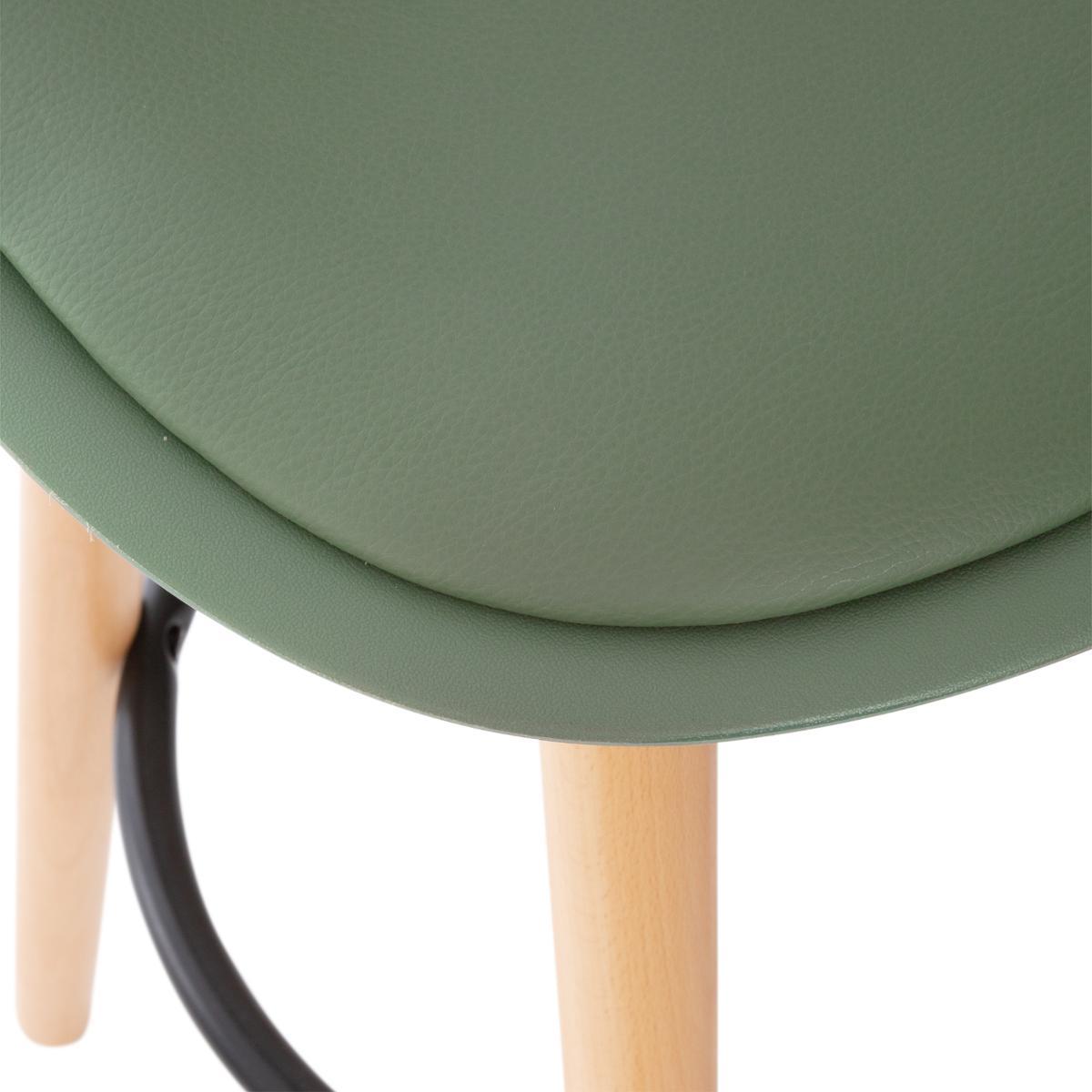 CHAISE DE BAR KAKI MAXON H.92CM