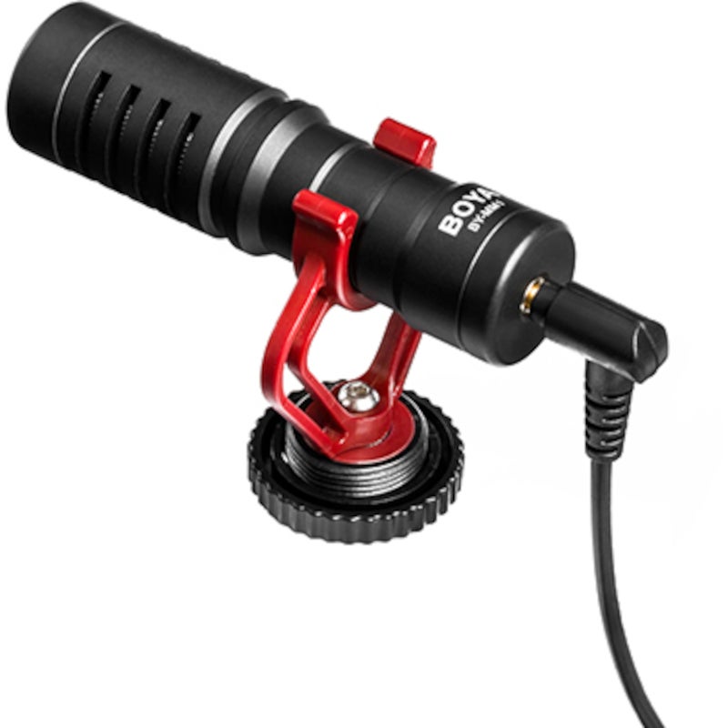Boya BY-MM1 cardioïde microfoon voor smartphones en DSLR camera's