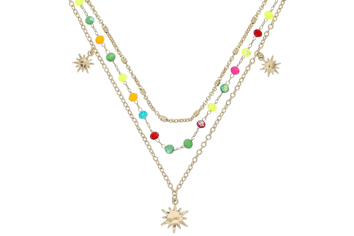 Layering Kette - Colorful Sun