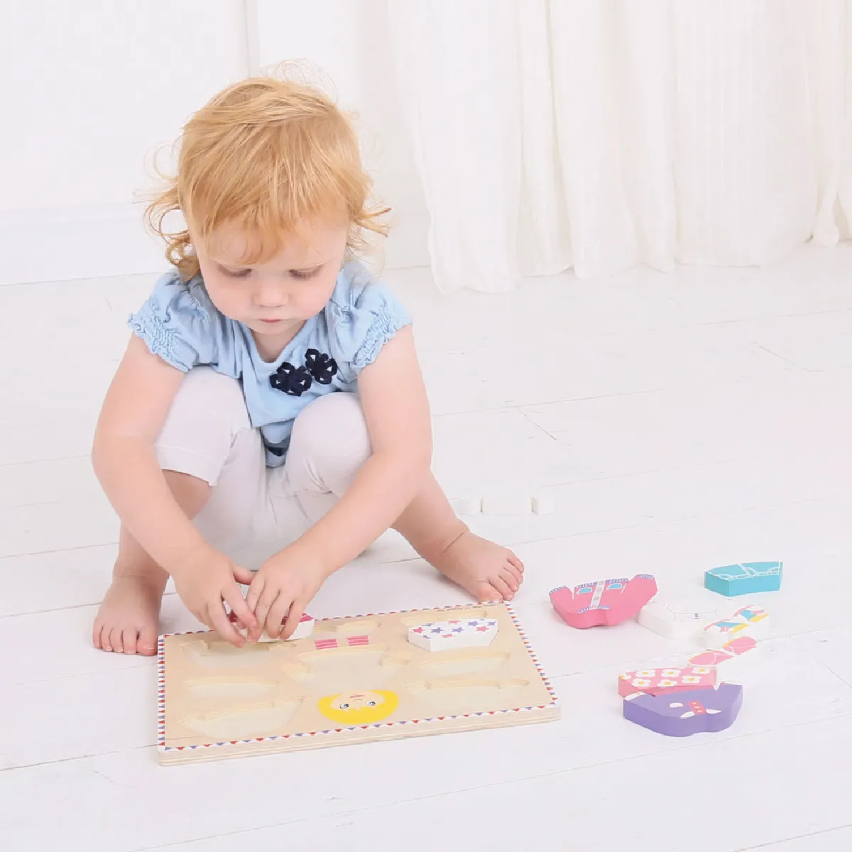 Bigjigs Toys Fille en Bois