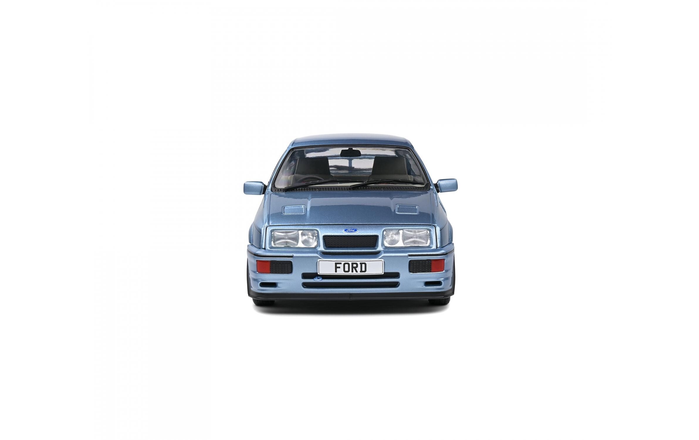 Sportwagen Ford Sierra RS500 Blau, 1:18Detailgetreues Modellauto für Sammler im Massstab 1:18