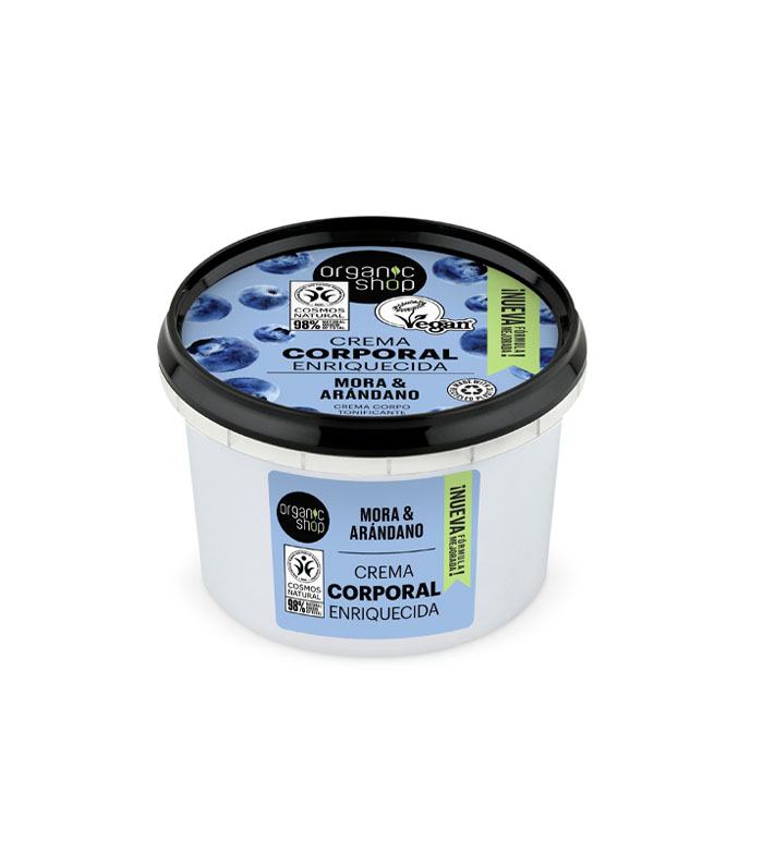 Organic Shop - Creme corporal enriquecido - Amora e Mirtilo