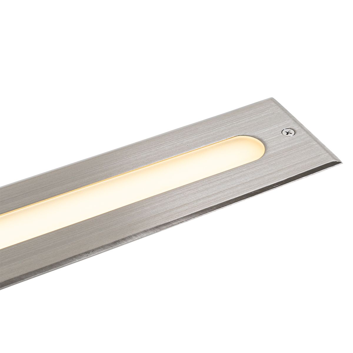 Moderne grondspot staal 50 cm incl. LED IP65 - Eline