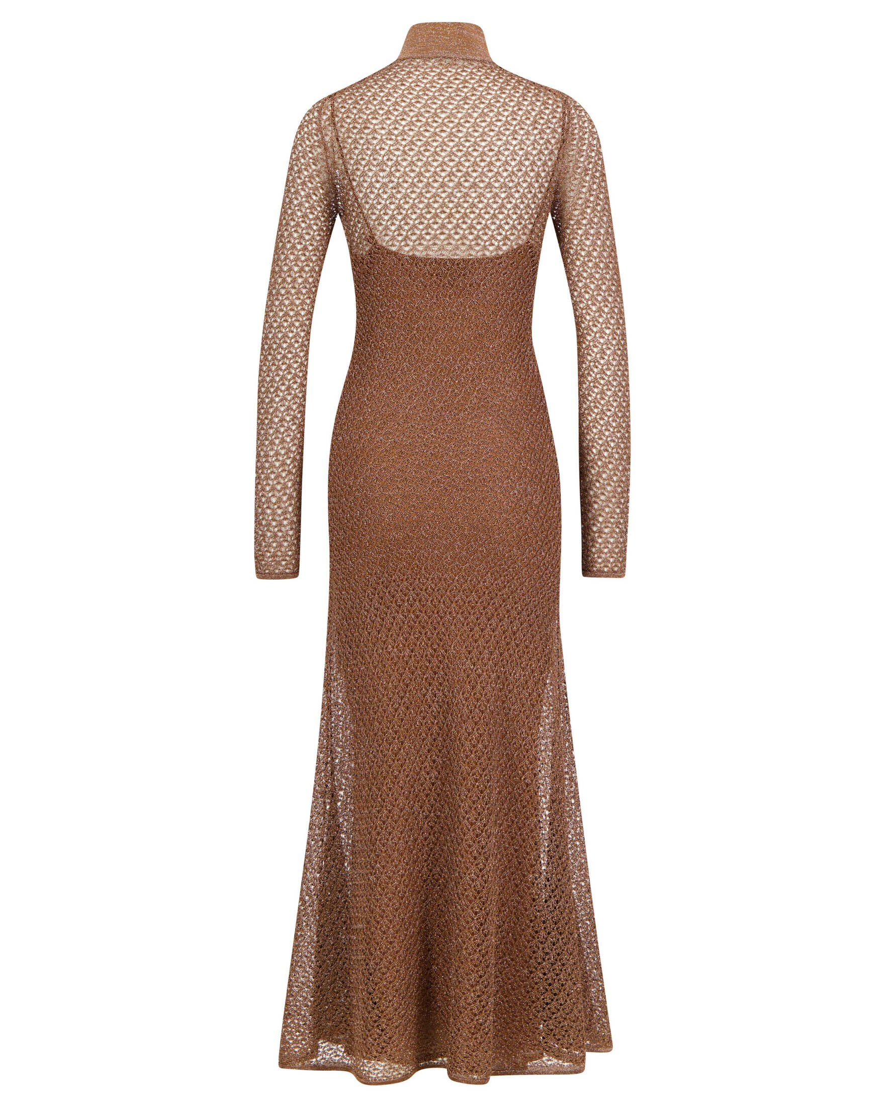 Tom Ford| Damen Maxi-Strickkleid mit schimmerndem Effekt