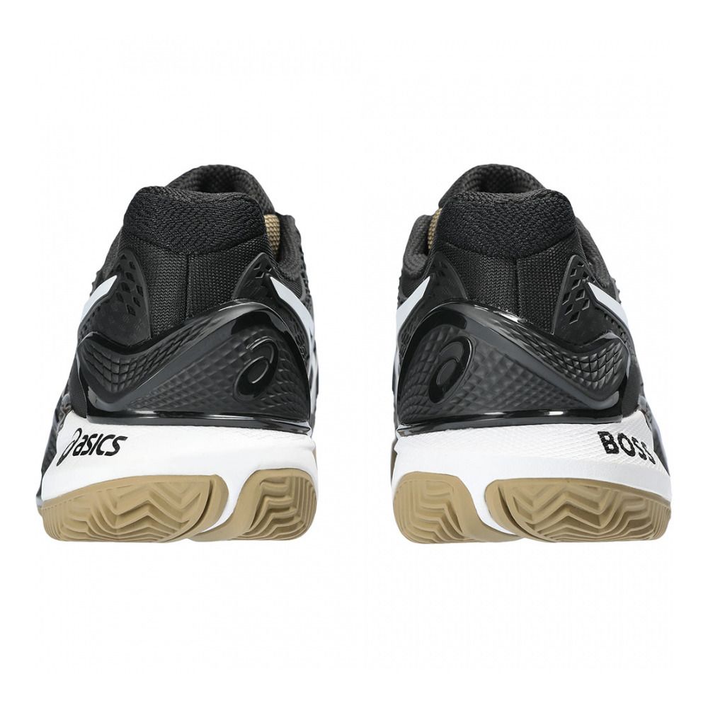 Asics GEL-RESOLUTION 9 CLAY - Chaussures de tennis Homme black/camel
