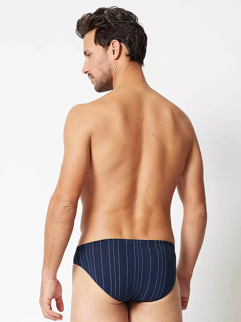 HUBER Brasil Slip 2er Pkg. dressblue stripe blau