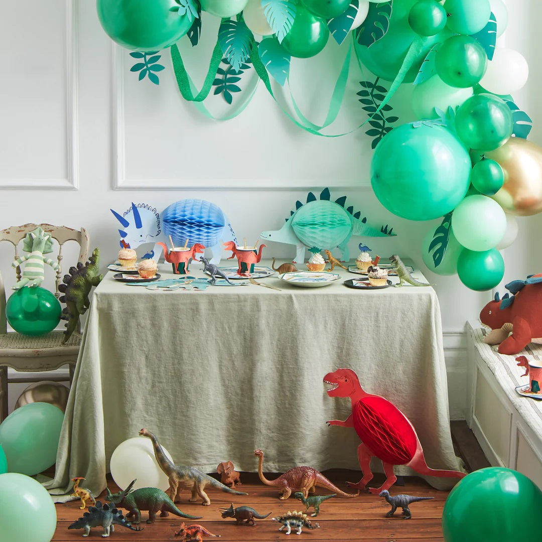 Meri meri honingraat versiering dino's - 3st