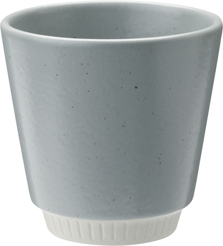 Knabstrup Keramik Knabstrup Colorit, kop, grå, H9 cm, 250 ml Grey