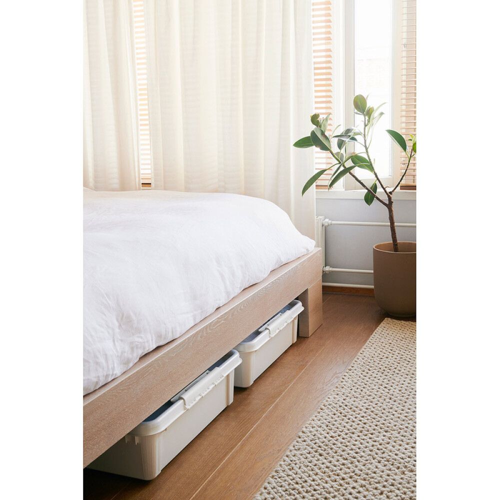 OPPBEVARINGSBOKS SMARTSTORE BEDROLLER 60L HVIT