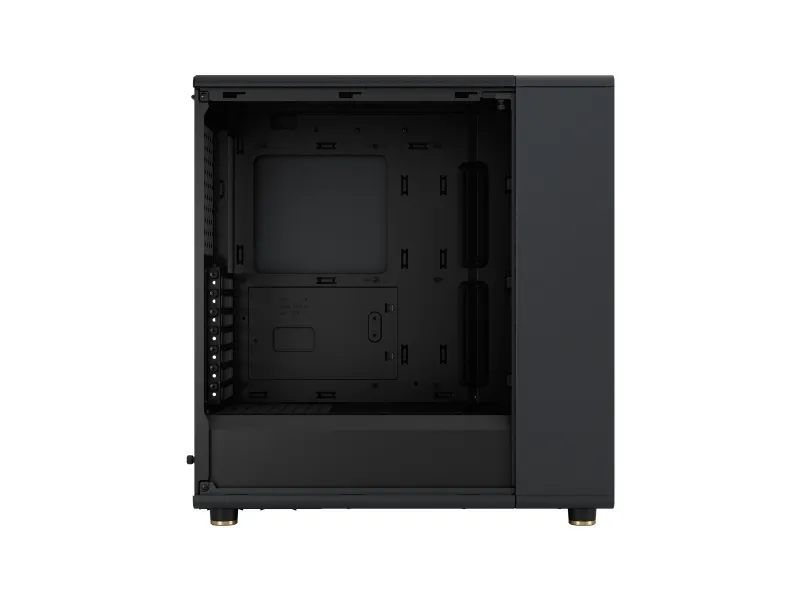 Fractal Design North - Mid tower - ATX - sidepanel med vindue (tonet glas) - ingen strømforsyning (ATX) - charcoal black - USB/Lyd