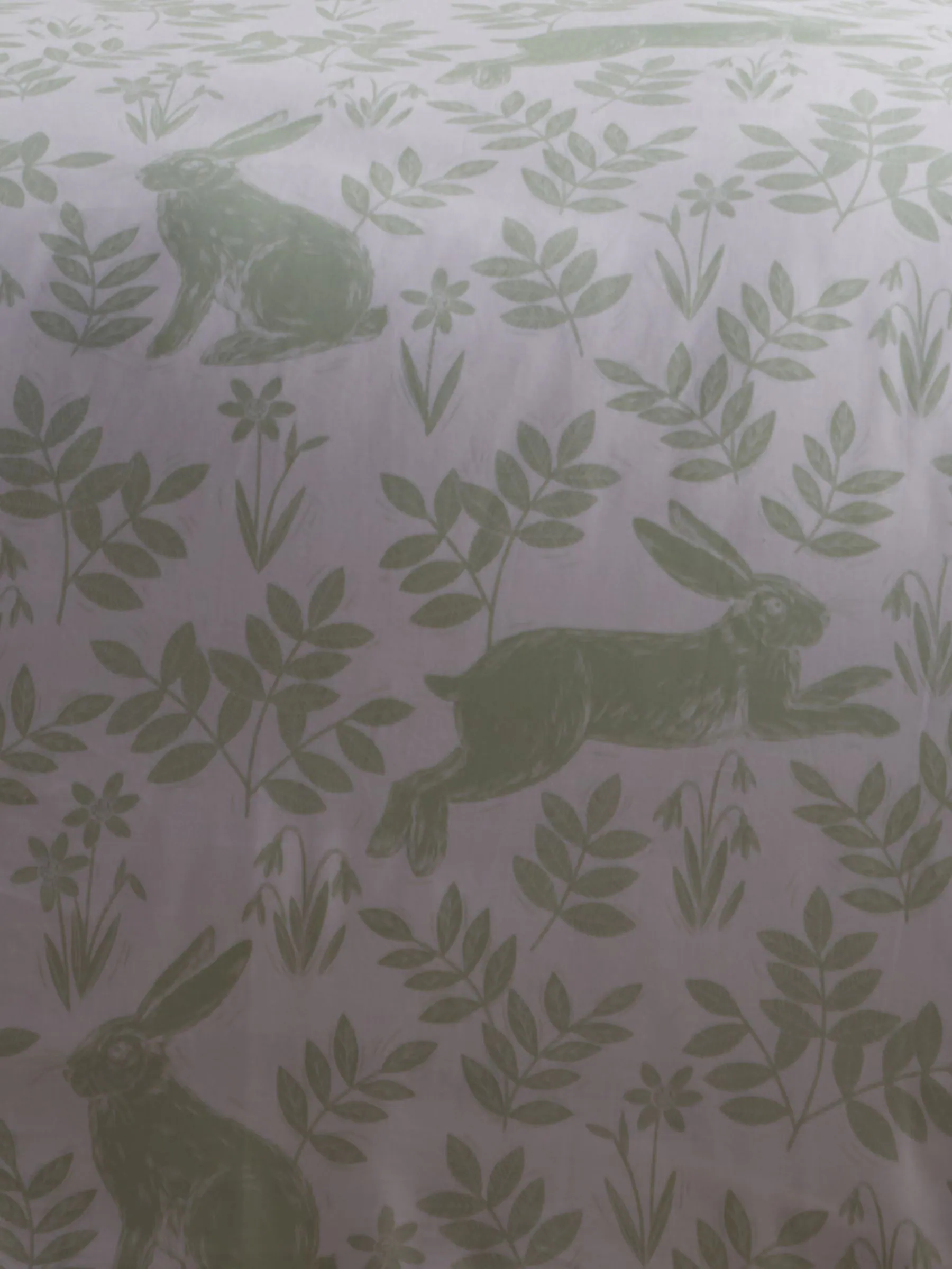 Dreams & Drapes Spring Rabbits Reversible Duvet Cover Set