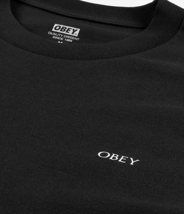 Obey Ripped Icon T-Shirt (black)