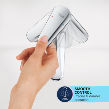 Grohe wastafelkraan Start M-size QuickFix mat zwart