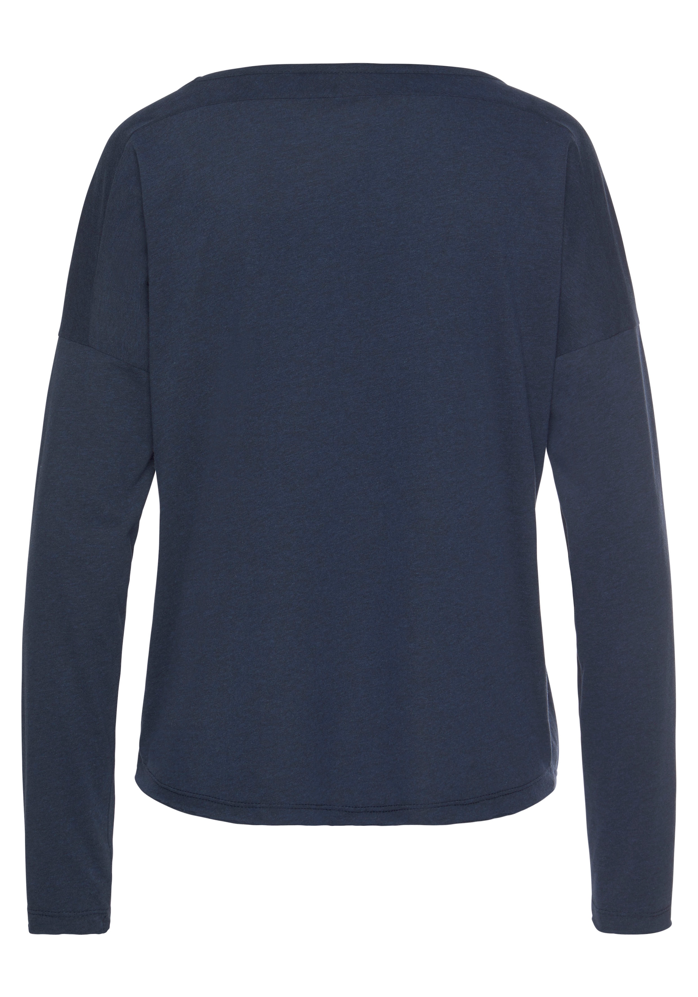 Elbsand Langarmshirt »Niola« mit grossem Frontprint, Longsleeve aus Baumwoll-Mix, sportlich-casual