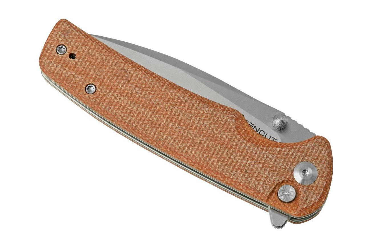 SENCUT Sachse S21007-3 Brown Micarta zakmes