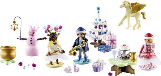 Playmobil - Adventkalender Kerst - Regenboog - Bouwspel - Inclusief Figuren