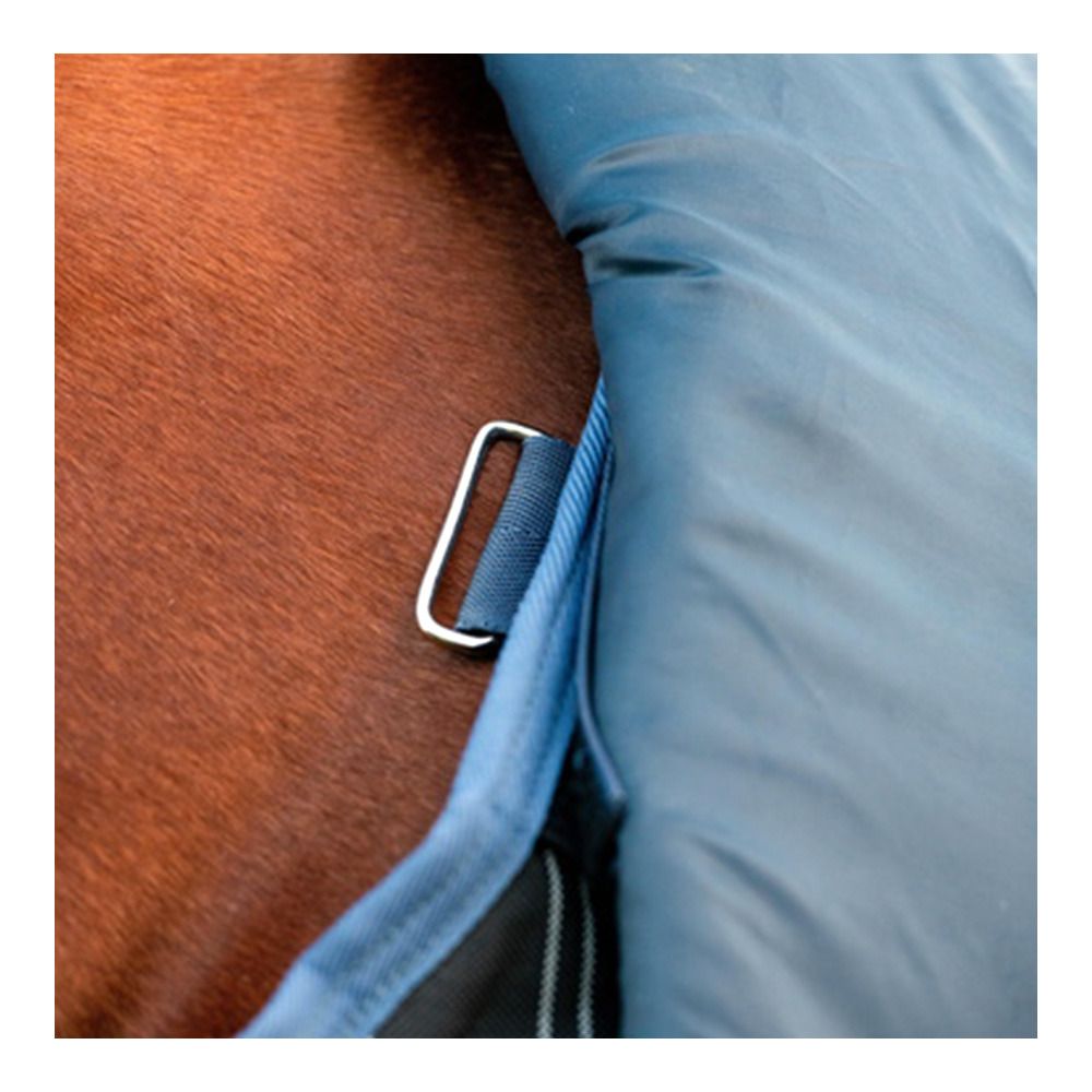 Horseware RHINO PLUS REFLECTECH VL 250G - Couverture de paddock + couvre-cou navy reflective/indigo