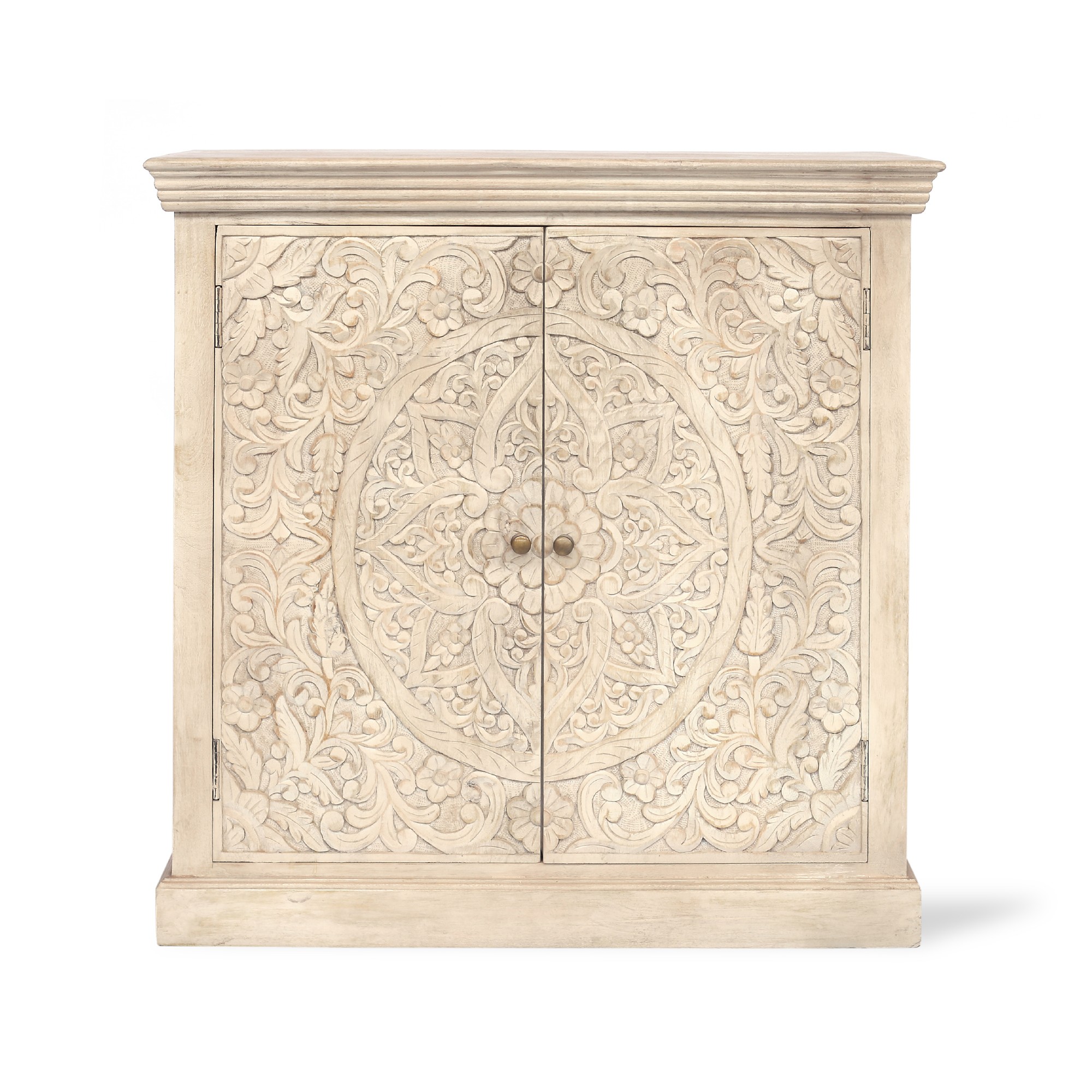 Highboard 'Fraismonte', natur, H 100 cm, B 100 cm, L 45 cm von fischer's lagerhaus