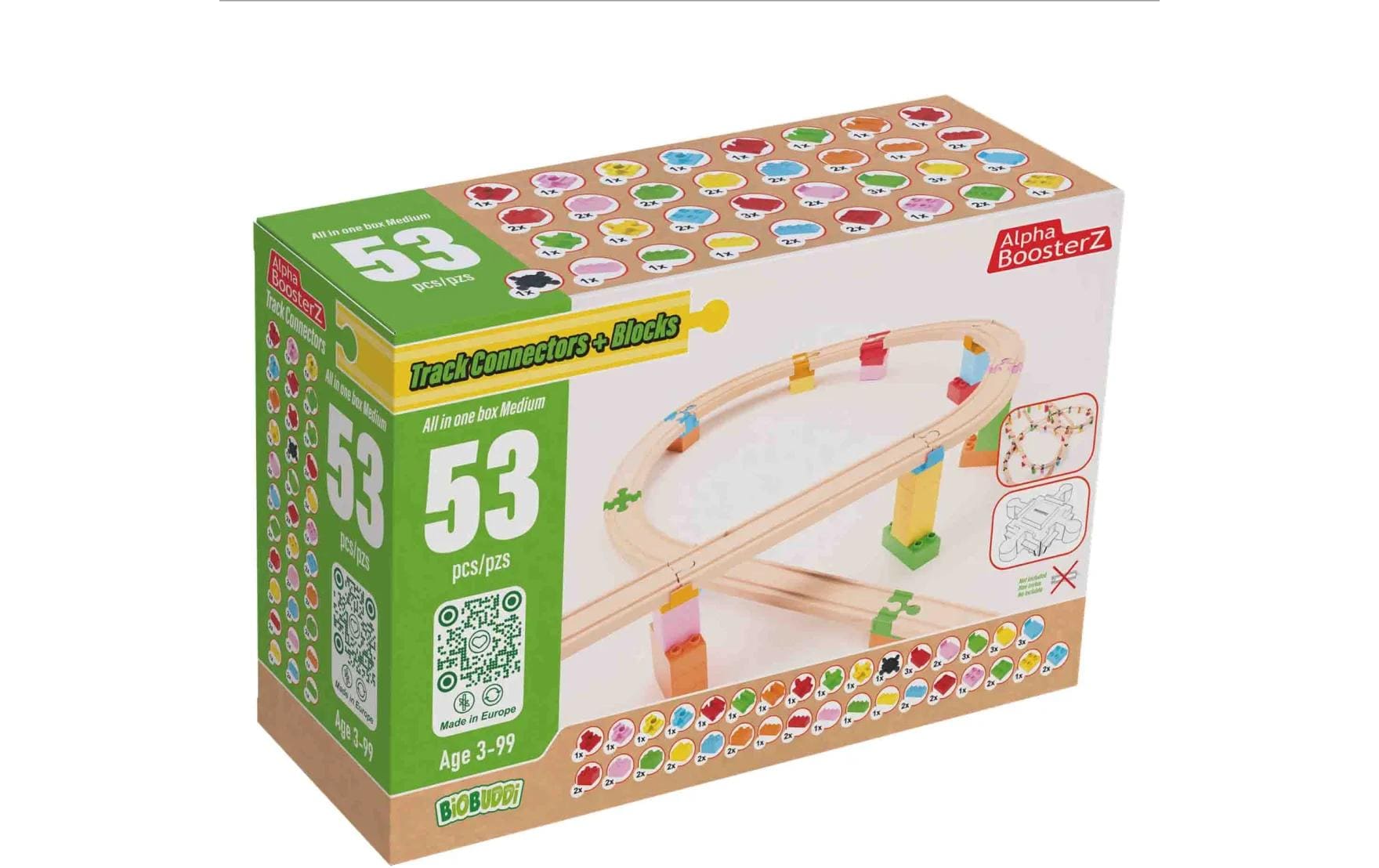TrackConnectors + Blocks – all in one Block Box M53 Bio-Verbinder und Klemmbausteine