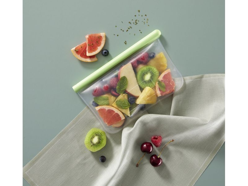Lékué Frischhaltebeutel S 0.5 l Flache, 100% dichte Mehrwegtasche