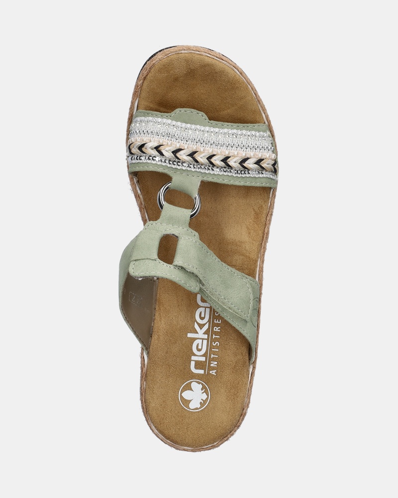 Rieker Sandalen  - groen