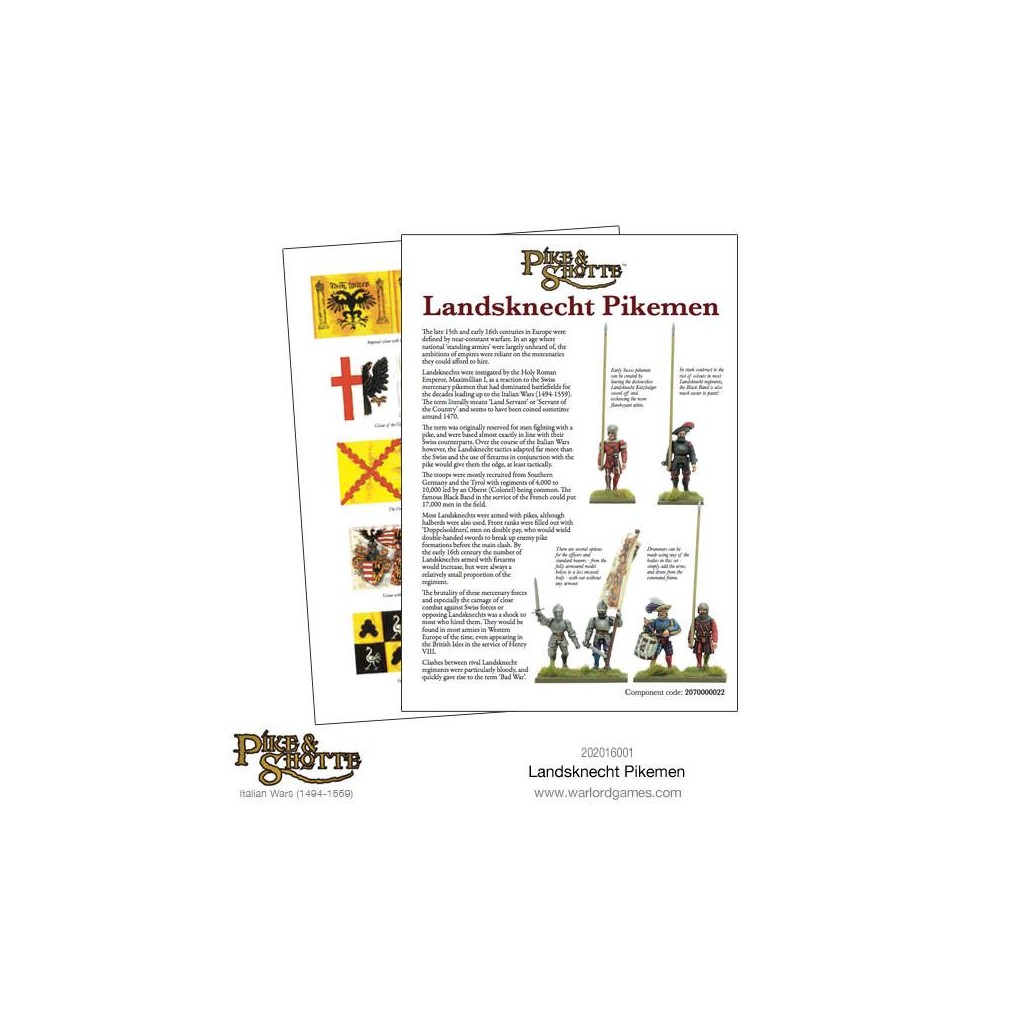 Pike & Shotte - Landsknechts Pikemen
