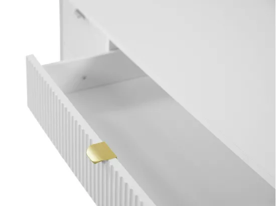 Bureau Comfivo Larmire 110, Avec tiroirs, 76x154x55cm, Blanc