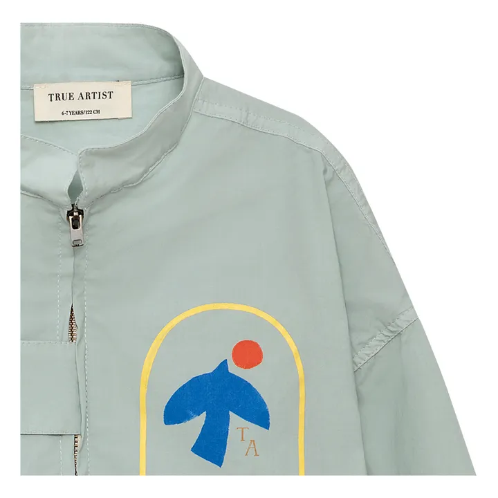 True Artist Bomber n°01 Zippé | Bleu Clair