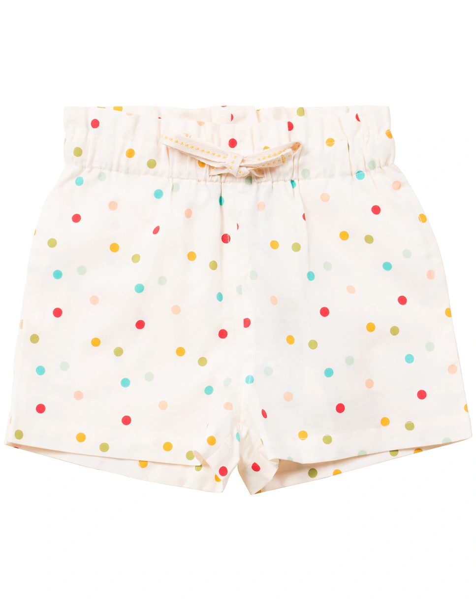 Seersucker-Shorts RAINBOW SPOTS in bunt