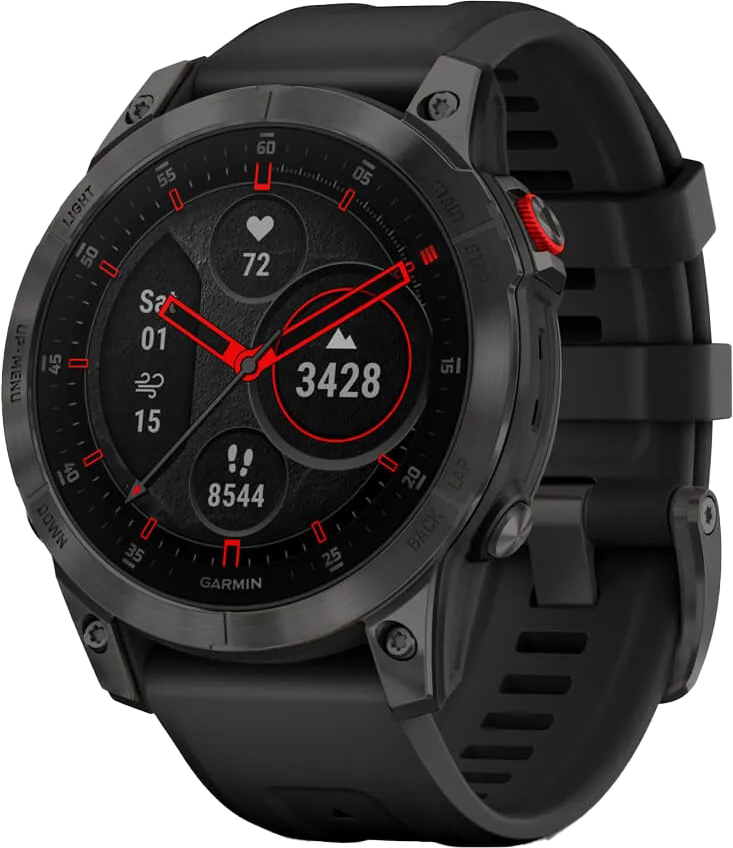Epix Gen 2 Sapphire Black Titanium w/Black Band