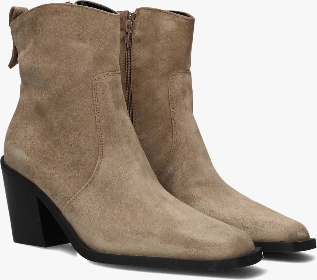 taupe blasz enkellaarsjes 14