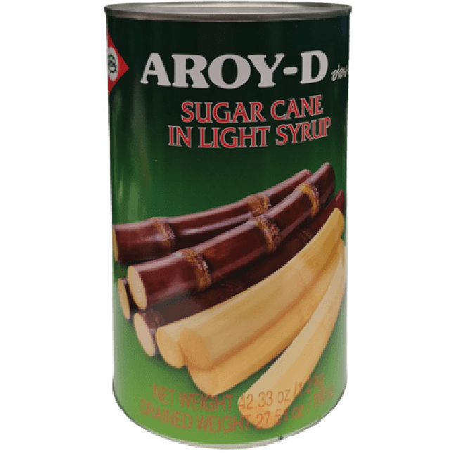 Aroy-D Suikerriet in lichte Siroop 1200g
